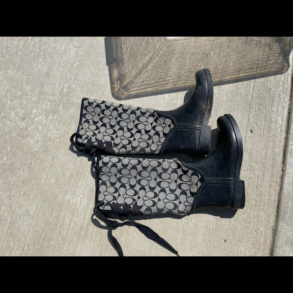 Women’s Coach rain boots